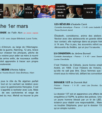 Roquefort - Un dimanche au cinéma (verso) - 1er Mars