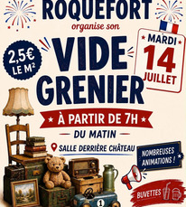 Roquefort - Vide grenier - 14 Juillet