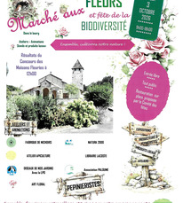 St Cricq Villeneuve - Marché aux fleurs & Fête de la Biodiversité - 3 Octobre