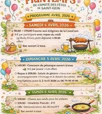 St Gein - Fêtes du Printemps - 4 au 6 Avril