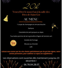 St Gor - Réveillon - 31 Décembre