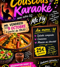 St Gor - Soirée couscous karaoké - 9 Octobre