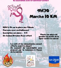 St Justin - Marche rose - 1er Octobre