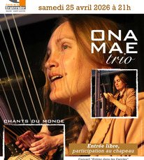 St Justin - Concert Ona Mae trio - 25 Avril