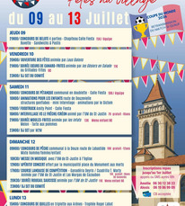 St Justin - Fêtes - 9 au 13 Juillet