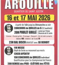 St Justin - Fêtes Arouille - 16 & 17 Mai