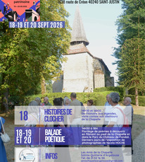 St Justin - JEP Chapelle Ste Quitterie d'Argelouse - 18 au 20 Septembre