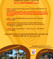St Justin - La Route de la Transhumance - 22 Septembre