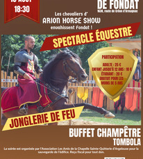 St Justin - Spectacle équestre - 15 Août