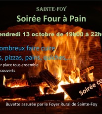 Ste Foy - Soirée Four à pain - 13 Octobre