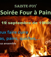 Ste Foy - Soirée four à pain - 19 Septembre