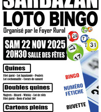 Sarbazan - Loto Bingo - 22 Novembre
