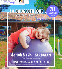 Sarbazan - Les ateliers part'âges la bougeothèque - 31 Janvier