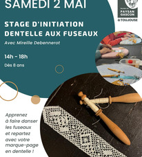 Toujouse - Stage dentelle aux fuseaux - 2 Mai