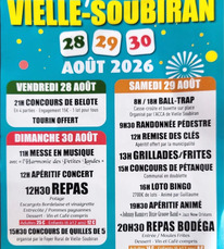 Vielle Soubiran - Fêtes - 28 au 30 Août