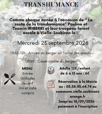Vielle Soubiran - La Route de la Transhumance - 23 Septembre