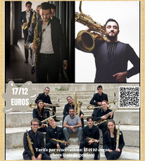 Villeneuve de Marsan - Concert Ensemble de Saxophones de Toulouse (Affiche) - 28 Mars