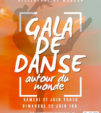 Villeneuve de Marsan - Gala de danse Mondern Jazz (Affiche) - 21 & 22 Juin