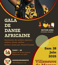 Villeneuve de Marsan - Gala de danse africaine - 28 Juin