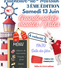 Villeneuve de Marsan - Grande soirée Moules Frites - 13 Juin