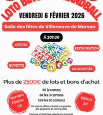 Villeneuve de Marsan - Loto Bingo du Handball - 6 Février