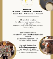 Villeneuve de Marsan - Les Ateliers qui font du Bien - 18 Novembre & 6 Décembre