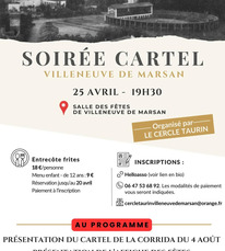 Villeneuve de Marsan - Soirée Cartel - 25 Avril