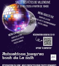 Villeneuve de Marsan - Soirée Disco - 31 Janvier