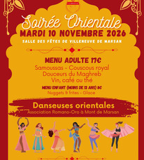 Villeneuve de Marsan - Soirée orientale - 10 Novembre