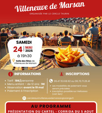 Villeneuve de Marsan - Soirée entrecôte Frites - 24 Mai