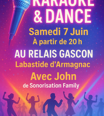 karaoké & dance - relais gascon - 7 juin