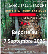 repas sanglier - labastide - 7 septembre