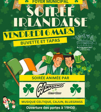soirée irlandaise 6 mars roquefort