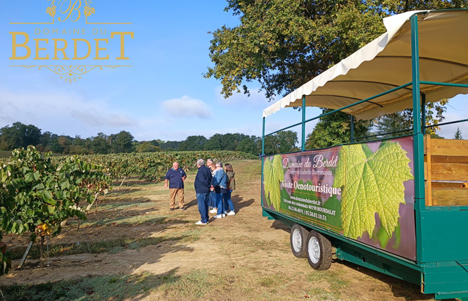 Domaine du Berdet - Visite oenotouristique en remorque aménagée 1 - Bourdalat