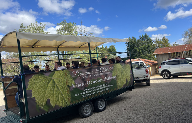 Domaine du Berdet - Visite oenotouristique en remorque aménagée 2 - Bourdalat